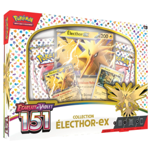 coffret pokemon ecarlate violet 151 electhor ex visuel produit