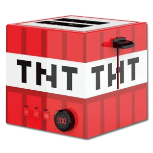 Toaster minecraft rouge visuel produit