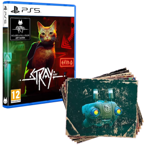 stray ps5 visuel produit avec lot de 6 cartes
