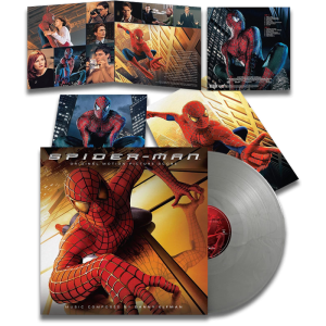 vinyle spiderman argenté visuel produit