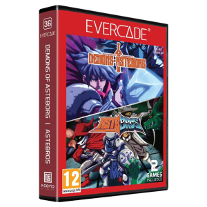 Evercade Demons of Asteborg et Astebros Dual visuel produit