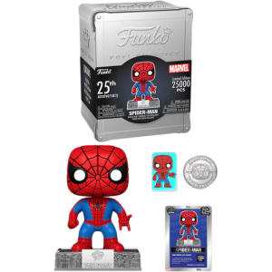funko spiderman 25th anniversary visuel produit