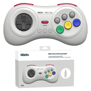 manette sega saturn blanche sans fil visuel produit