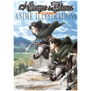 artbook attaque des titans anime illustrations visuel produit