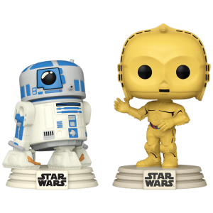 funko pop r2d2 et c3po retro réimaginés visuel produit