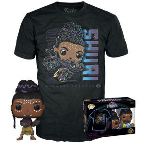 t shirt shuri avec funko visuel produit