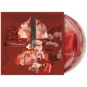 Vinyles Final Fantasy Final Symphony 2 blanc rouge visuel produit