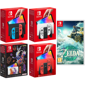 black friday 2023 pack console switch oled zelda tears of the kingdom visuel produit