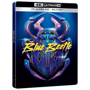 blue beetle 4k steelbook scarabée visuel produit