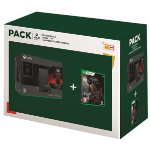 console xbox series x ac mirage diablo iv visuel produit