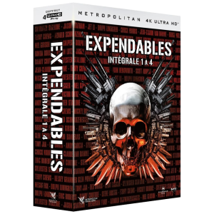 coffret 4 films expendables blu ray 4k visuel produit