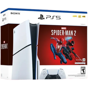console ps5 slim standard spiderman 2 visuel produit ESRB