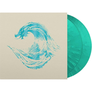 Guild Wars 2 End Of Dragons Vinyle Bleu Vert visuel produit
