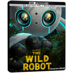 the wild robot blu ray 4k steelbook visuel produit provisoire