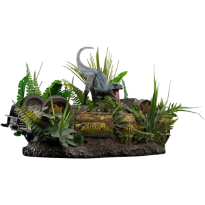 statuette ironstudio jurassic world blue visuel produit