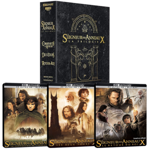 trilogie 4k steelbook seigneur des anneaux provisoire visuel produit