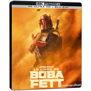 le livre de boba fett blu ray 4k steelbook visuel produit provisoire