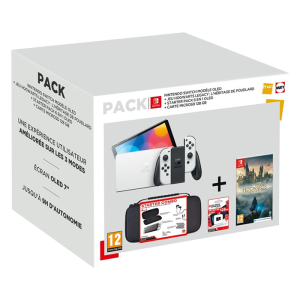 switch oled hogwarts legacy starter pack carte sd128 go visuel produit