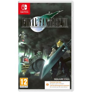 final fantasy 7 boîte switch visuel produit (code dans la boîte)
