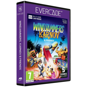 paon arcade et windjammers evercade visuel produit