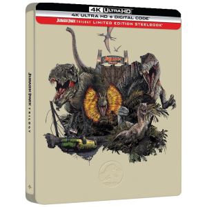 visuel produit jurassic park trilogy 4k steelbook v3