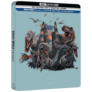 visuel produit jurassic world trilogy 4k steelbook v3