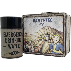 fallout weathered vault tec lunchbox et gourde visuel produit