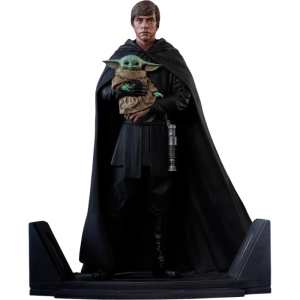 star wars the mandalorian premier collection statue visuel produit