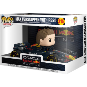 funko pop f1 max verstappen avec rb20 visuel produit