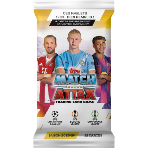 booster ligue des champions match attax visuel produit