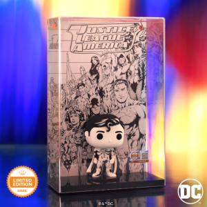 funko pop justice league of america superman sketched visuel produit