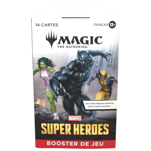booster de jeu magic the gathering marvel super heroes visuel produit