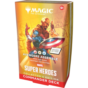 commander deck collector magic x marvel avengers assemble visuel produit