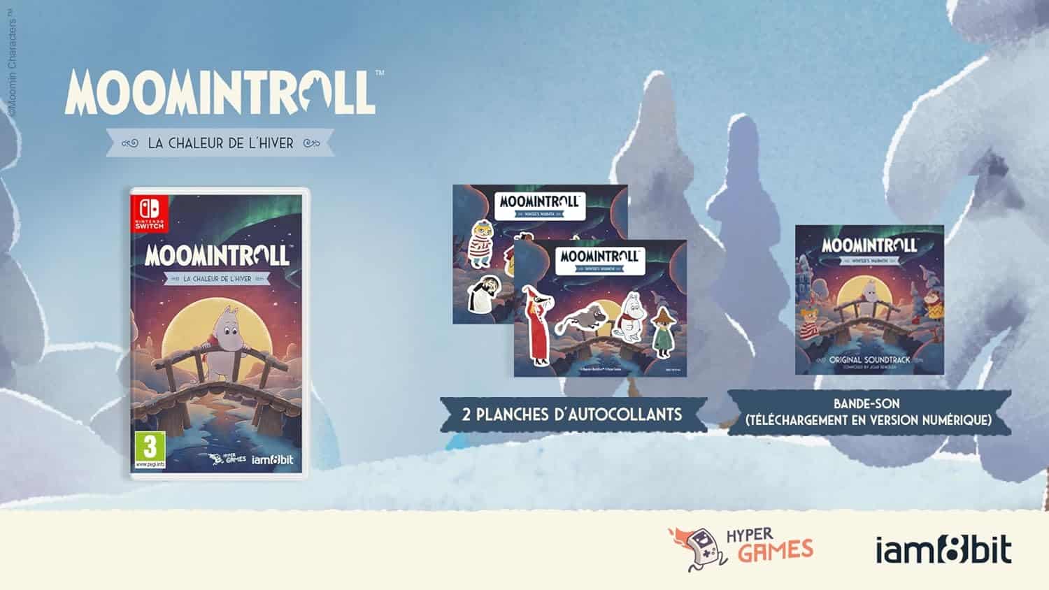 Moomintroll La Chaleur de l’hiver Switch contenu
