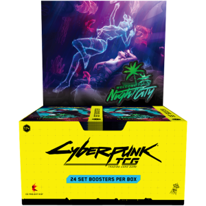 Jeu de cartes Cyberpunk Welcome to Night City Display TCG defintitif produit