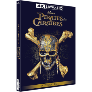 Pirates des Caraïbes Coffret 5 films 4K definitif produit