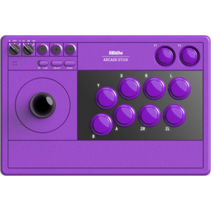 8bitdo arcade stick purple edition sur switch visuel produit_20260704105821